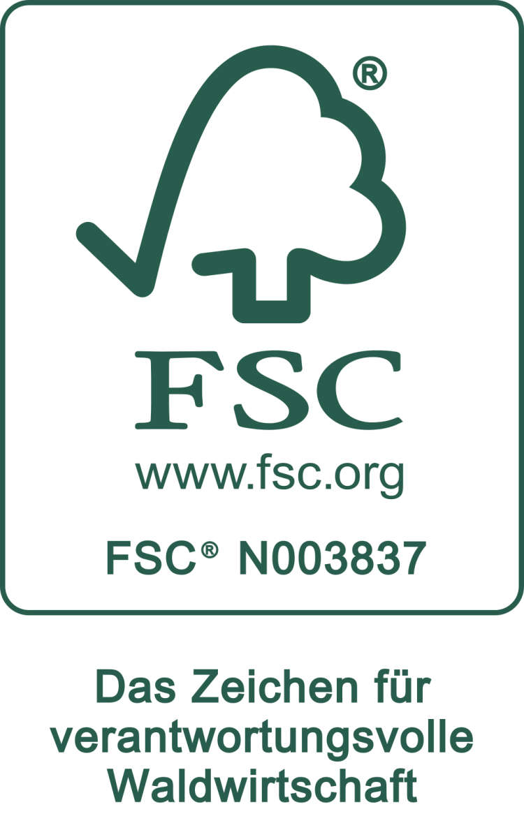 FSC Logo Zeichen für verantwortungsvolle Waldwirtschaft
